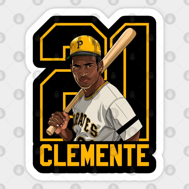 Clemente 21 Sticker by liomal